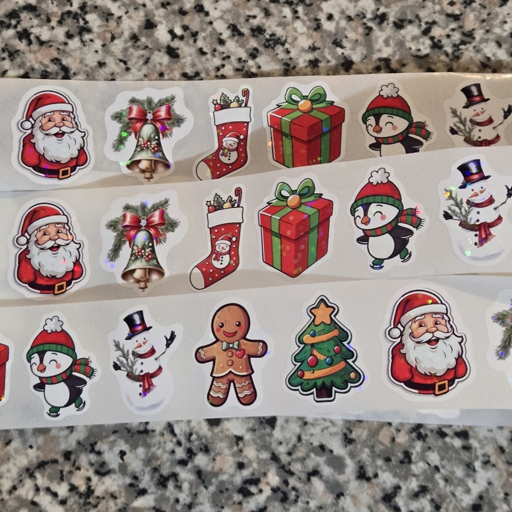 🍒🍒 Festive Christmas Stickers - 100 Stickers